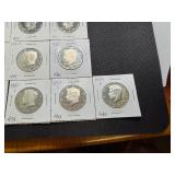 10 Kennedy Half Dollars - Very Nice Condition 1980 S, 1981 S, 1982 S, 1983 S, 1984 S, 1985 S, 1986 S, 1987 S, 1988 S, 1989 S