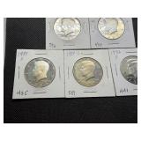 5 Kennedy Half Dollars - Very Nice Condition 1981 S, 1983 S, 1985 S, 1989 S, 1992 S