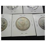 5 Kennedy Half Dollars - Very Nice Condition 1981 S, 1983 S, 1985 S, 1989 S, 1992 S