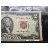 1953 Series Red Seal $2 Bill