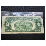 1953 Series Red Seal $2 Bill