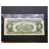 1953 Series Red Seal $2 Bill