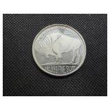 2016 1 oz Silver Round Buffalo Design