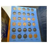 Partially Complete Lincoln Memorial Cents Book Starting 1959