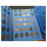 Partially Complete Lincoln Memorial Cents Book Starting 1959