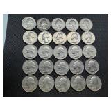 Twenty-Five Bicentennial Quarters