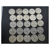 Twenty-Five Bicentennial Quarters