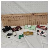 8 Die Cast Toys as pictured