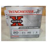 3 Boxes of Winchester 20 Gauge Shotgun Shells