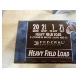 2 Boxes of Federal Heavy Field Load 20 Gauge Shotgun Shells