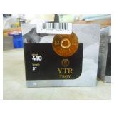 3 Boxes of YTR Troy 410 Gauge Shotshells
