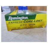 3 Boxes of 270 Winchester Rifle Cartridges