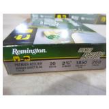 4 Boxes of Remington Premier 20 Gauge AccuTip Sabot Slugs
