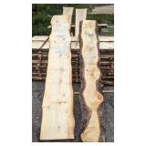 Pine Live Edge Slab - 112" x 20"