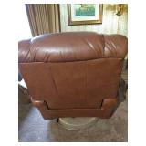 Leather Feel La-Z Boy Rocking Swivel Recliner