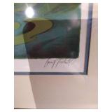 Framed, Signed, & Numbered Larry Toschik Print "Flying Geese" 1977