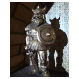 11.5" Tall Metal Viking Statue