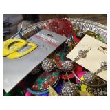 1 lb. 3 oz. Tray of Costume Jewelry Earrings