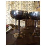 (6) Matching Goblets - 4.75" Tall