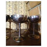 (6) Matching Goblets - 4.75" Tall