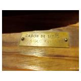 Metal Cannon on Wooden Base - 11" Wide