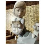 Vintage Lladro Figurine "Little Friskies"