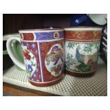 Shelf of Mugs, Ramekins, & Small Bowls