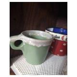 Shelf of Mugs, Ramekins, & Small Bowls