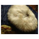 Leather and Fur Moccasins & Fur Cap