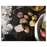 Metal Tray with Misc. Items