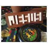 Metal Tray with Misc. Items