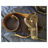 Briefcase with Handcuff Holster & Western Style Holster