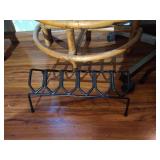 TV With Rolling Table, Shelf, Shoe Racks, & Cell Phones