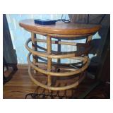 TV With Rolling Table, Shelf, Shoe Racks, & Cell Phones