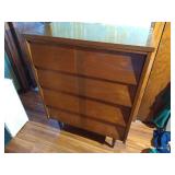 Mid-Century Modern Chest of Drawers with Louvered Drawers
