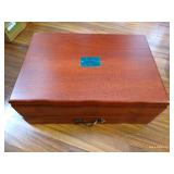 Box of Gold-Toned Stainless Steel Flatware