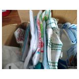 Box of Giveaway Items, Socks, Shirts