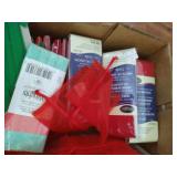 Crafting Lot - Embroidery Hoops, Sewing Supplies, Etc.