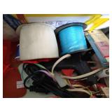 Crafting Lot - Embroidery Hoops, Sewing Supplies, Etc.