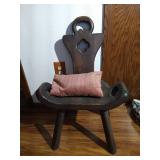 Vintage Asian Birthing Chair