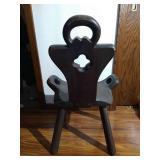 Vintage Asian Birthing Chair