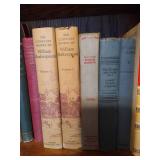 (2) Shelves of Classic & Vintage Books