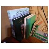 Golf Lot - Wooden Box, Golf Books, Balls, Cards