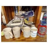 Military Lot of Mugs, Books, Magazines, Calendars, Etc.