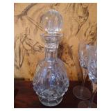 Waterford Crystal Decanter & Goblets