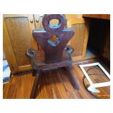 Vintage Asian Birthing Chair
