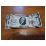 National Currency $10 Bill 1929 National Bank of Grand Forks