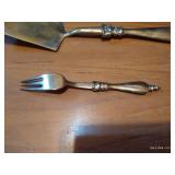 Box of Gold-Toned Flatware from Thailand