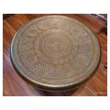 Vintage Asian Brass Foot Warmer/Stool