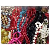 Very Large Lot of Beaded Necklaces & Bracelets